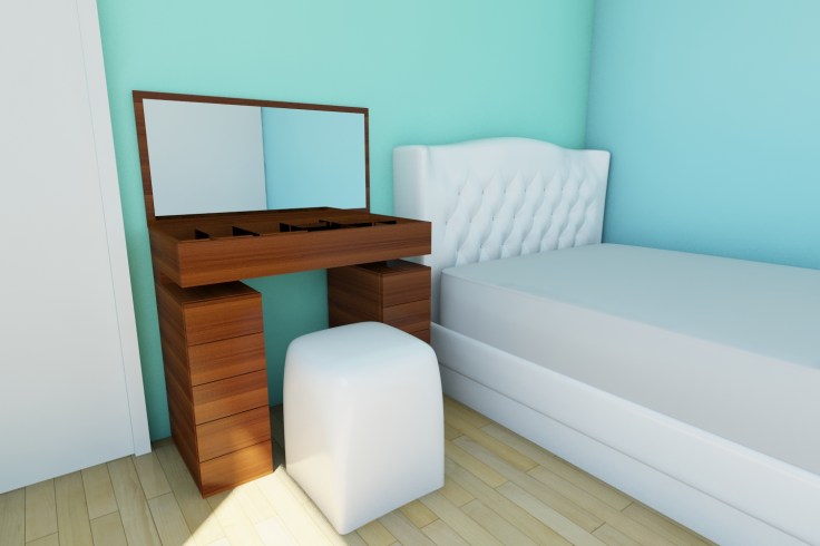 dresser walnut color