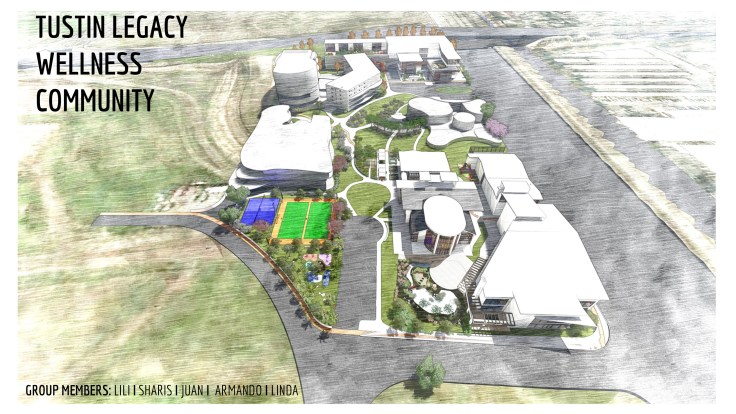 ARC601_FALL2017_WU_PHYSICAL MASSING MODEL OF MASTERPLAN TUSTIN L